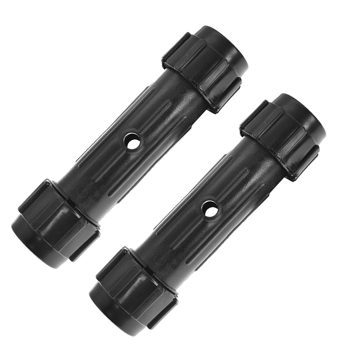 2 Pcs Paddle Connector Black Screwed  Joint Fits for Kayak Canoe Stand Up Paddle
