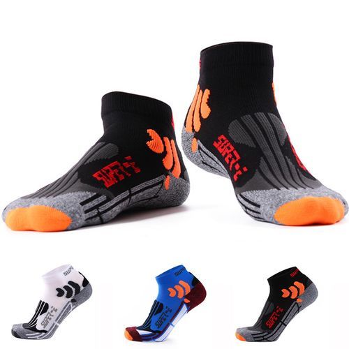 3 Pairs Men's Anti-slip Sports Socks,Athletic Football Basketball Ankle Socks