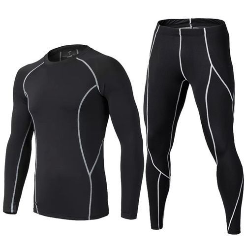 Men Sports Basketball Soccer Train Sweatsuit Man T Shirt Set