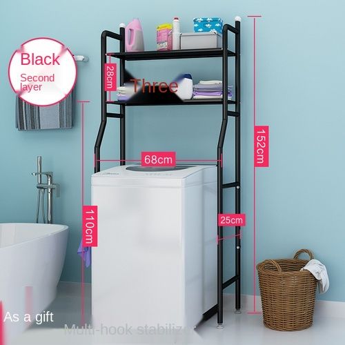 Layers Organizer Metal Bathroom Bathroom Creative Shelfs Stand Shelf Rack Toilet 3 Floor Boat Washer Machine Shelves Sailing