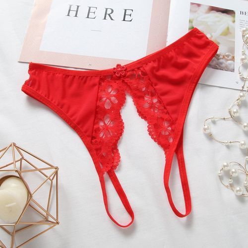 Apparel Satin Sexy Underwear Lingerie Sleepwear Women Ladies Nightwear Nightdress Sexy Lingerie With Chest Pads #Red)