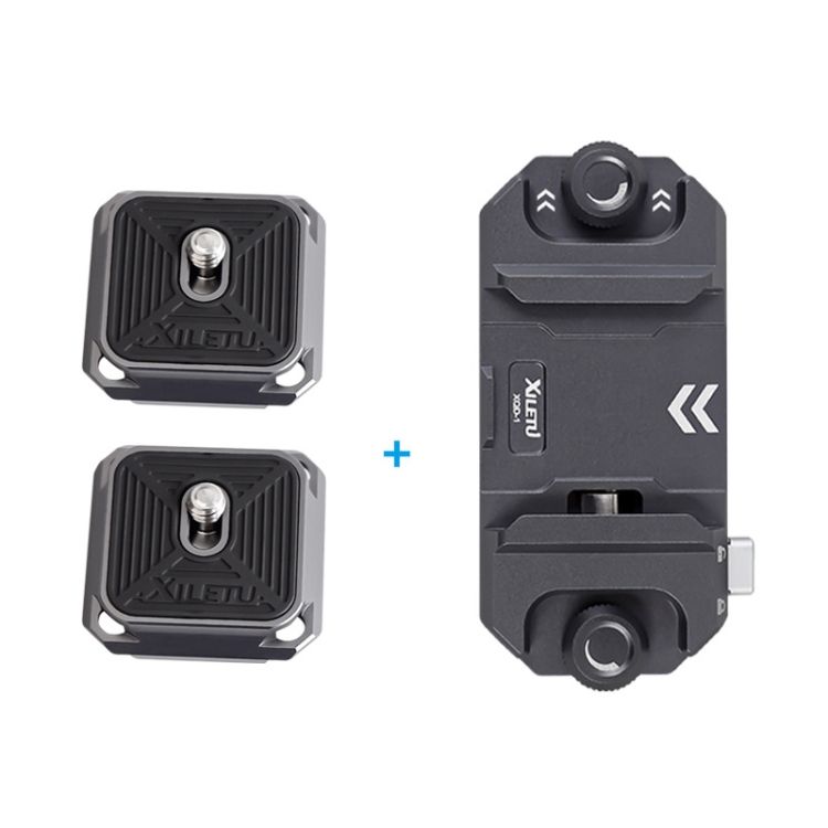 XILETU Camera Quick Release Plate,Spec: Capture Clip+2pcs PQ Capture Clip+2pcs PQ-38