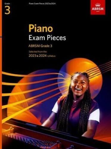 Piano Exam 2023-2024 Grade 3 Book Only Abrsm