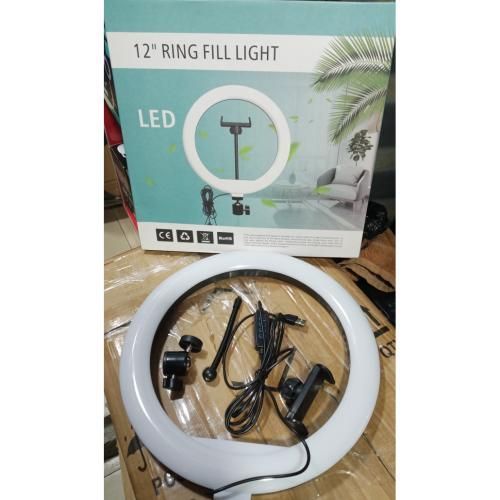 12 Inches Automatic Led Ringlight With Stand And Phone/camera  Holder