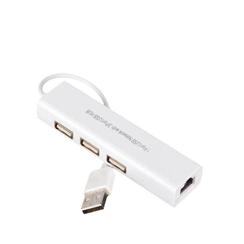 Professional USB To RJ45 3 Ports USB 2.0 Ethernet RJ45