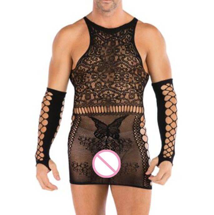 Men Date  Exotic  Men Y Nightwear Fetish Open Crotch Gentle Man Net Sleepwear