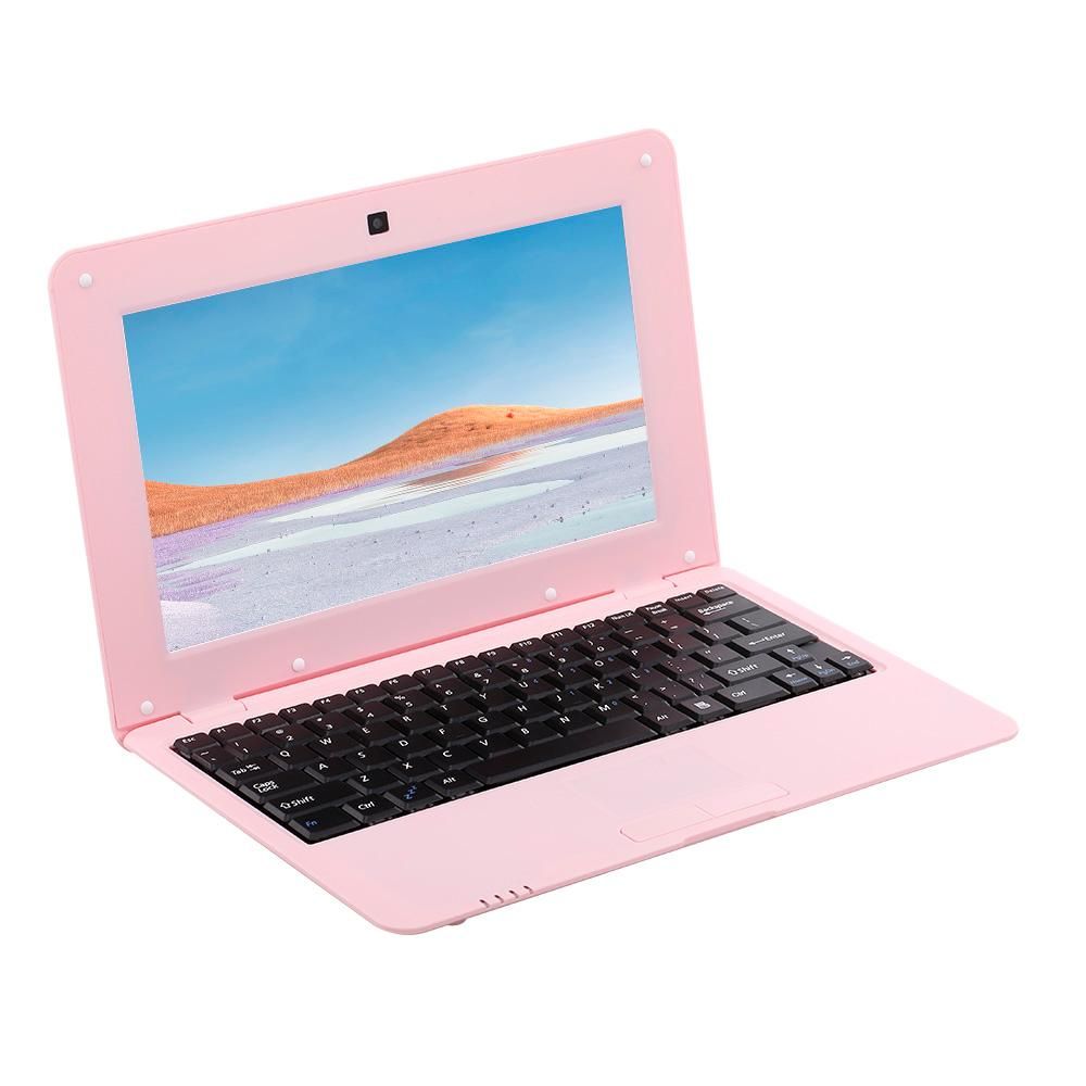 10.1inch Portable Netbook ACTIONS S500 1.5GHz ARM Cortex-A9/Android 5.1/1G+8G/1024*600 Pink EU Plug