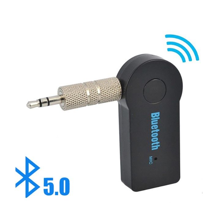 Wireless Bluetooth 5.0 Receiver Transmitter Adapter For Car Music Audio Aux Headphone