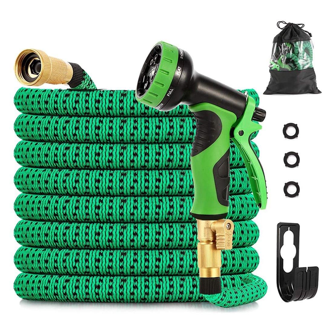 Garden Hose 25FT Water Hose Retractable with 10 Function