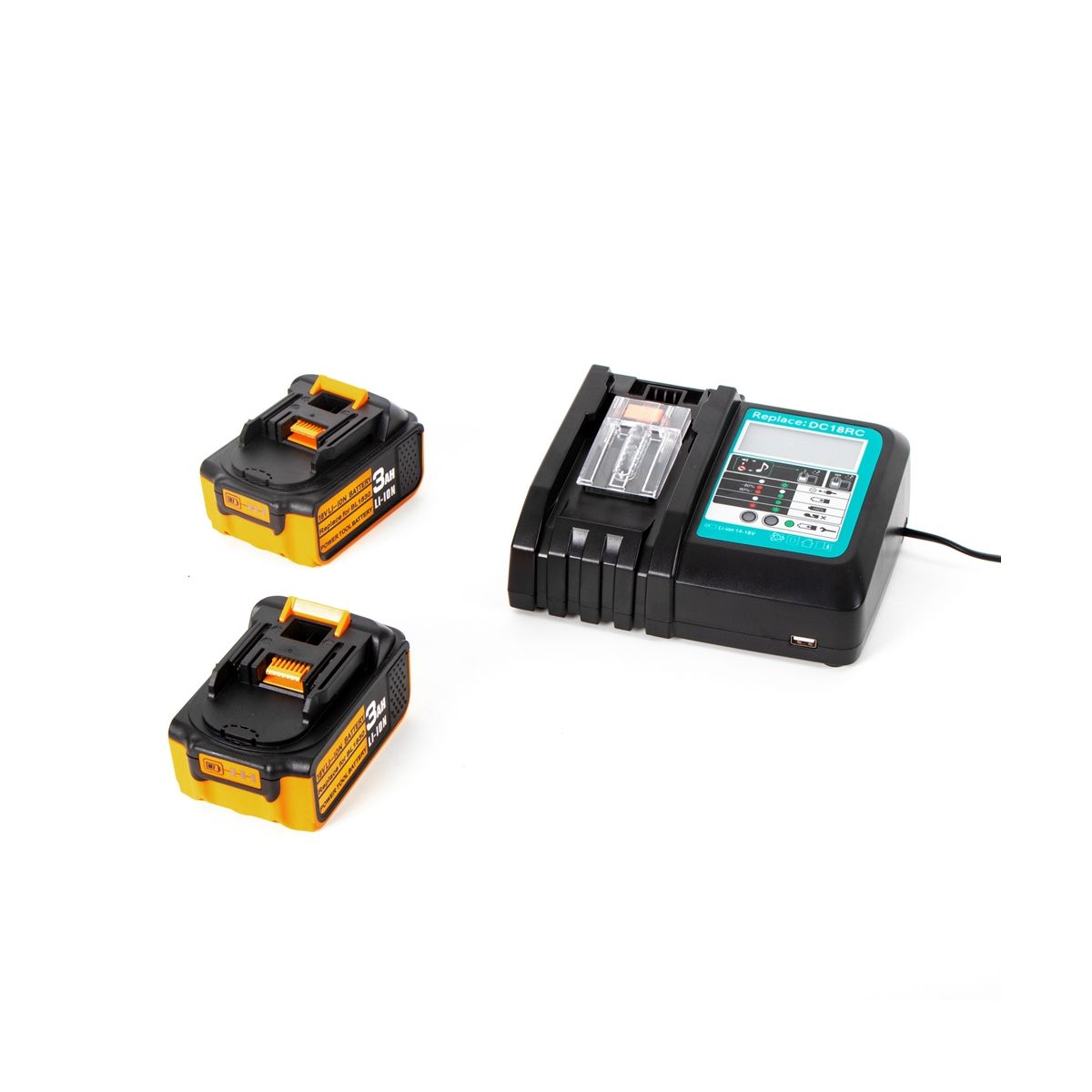 DC18RC Li-Ion Battery Charger for Makita 14.4V 18V Battery