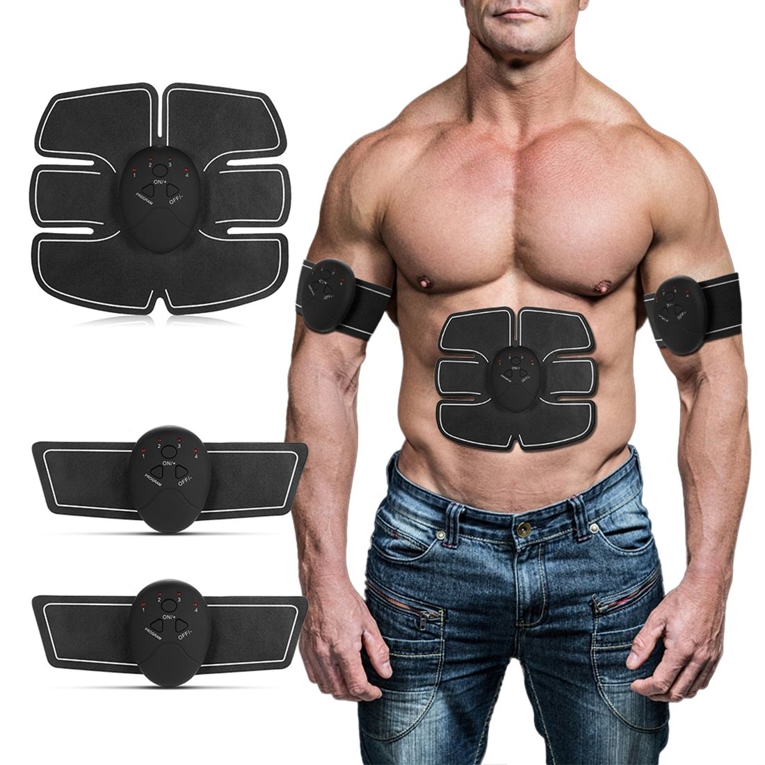 Intelligent Shaping System EMS Body Toning Elecrode Kit Muscle Stimulator Home Fitness Training Gear For Men / Women
