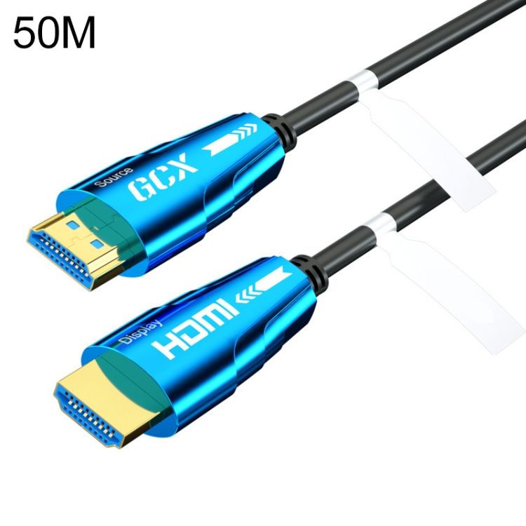 HDMI 2.0 To HDMI 4K Active Optical Cable, Cable Length:50m 50m(Blue)