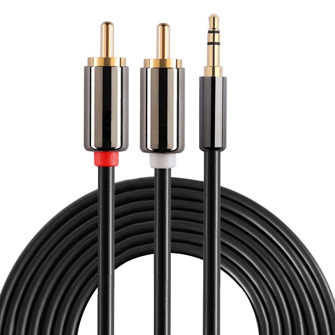 3m 3.5mm Jack To 2 X RCA Male Stereo Audio Cable