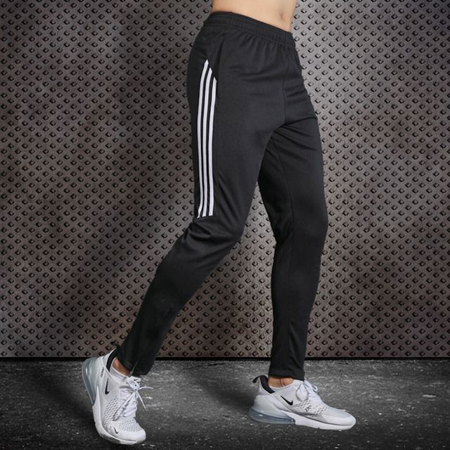 -Men -Running -Pants -Soccer -Training White_M(155-160cm)