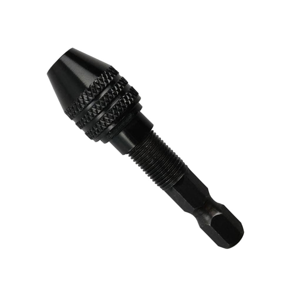 3 Jaw Keyless Drill Chuck 0.3-3.2mm  Drive Shank Mini Pin Quick