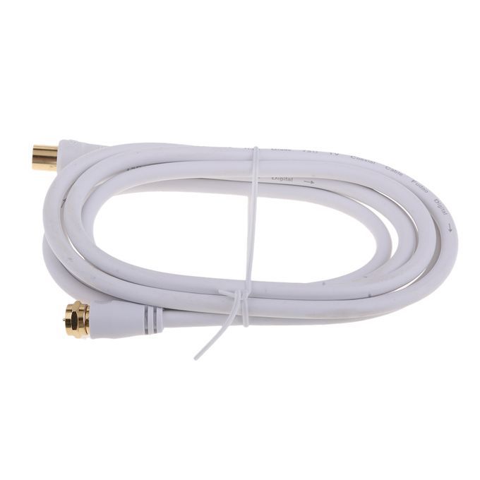 1.8m Male To F Type Male Coaxial TV  Antenna Cable