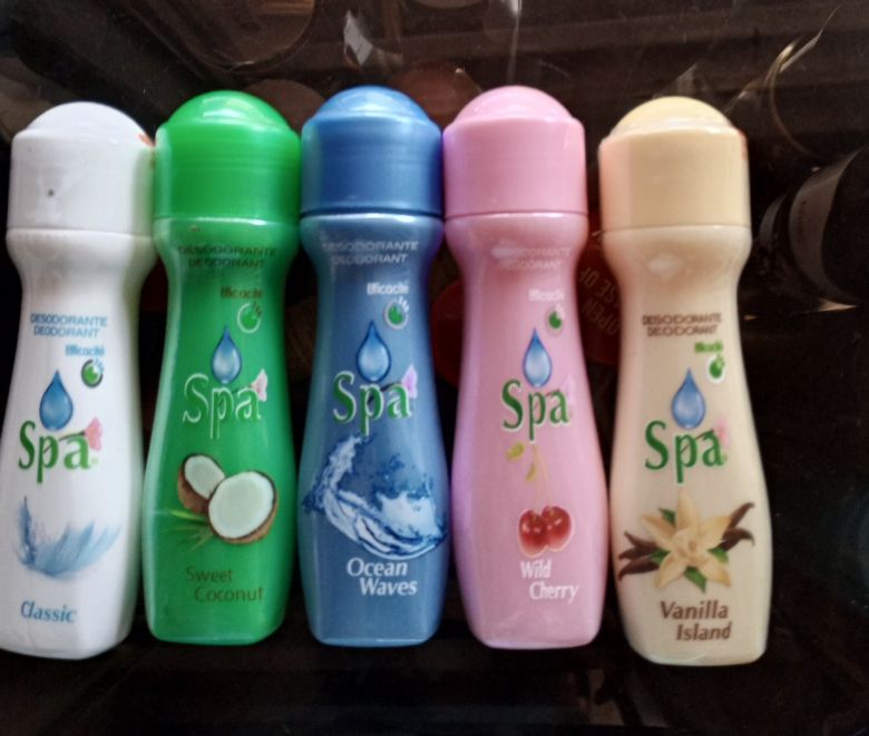 SPA DEODORANT UNISEX X 5;PICS