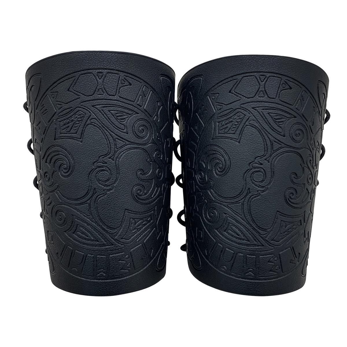 Viking Arm Bracer, Emed Norse Leather Arm