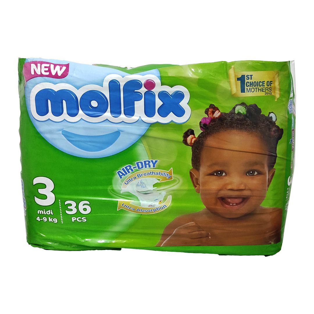 ComfortFix Diapers, Size 3 (x 4) (Total 144 Count)