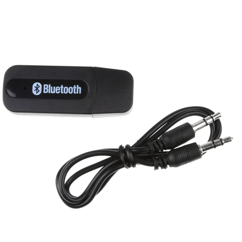Wireless Bluetooth 3.5mm AUX Audio Stereo Music Home Receiver Adapter