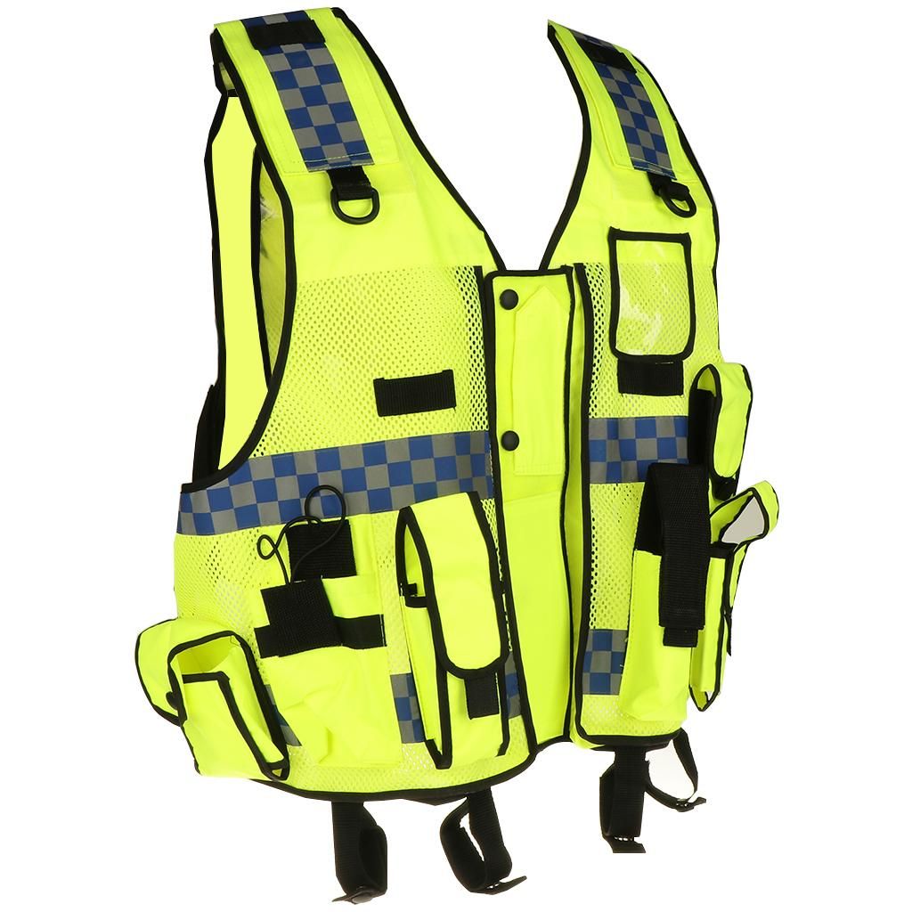 Safety Vest With Zipper Reflective Jacket
