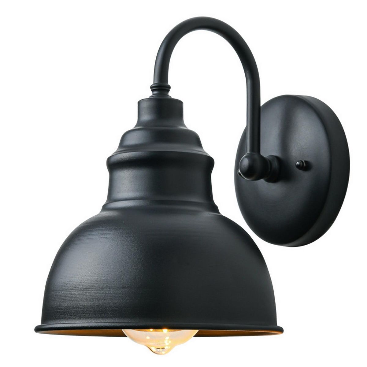 Courtyard Wall Lamp Outdoor Garden Lamp Patio Light Fixture Decor Black