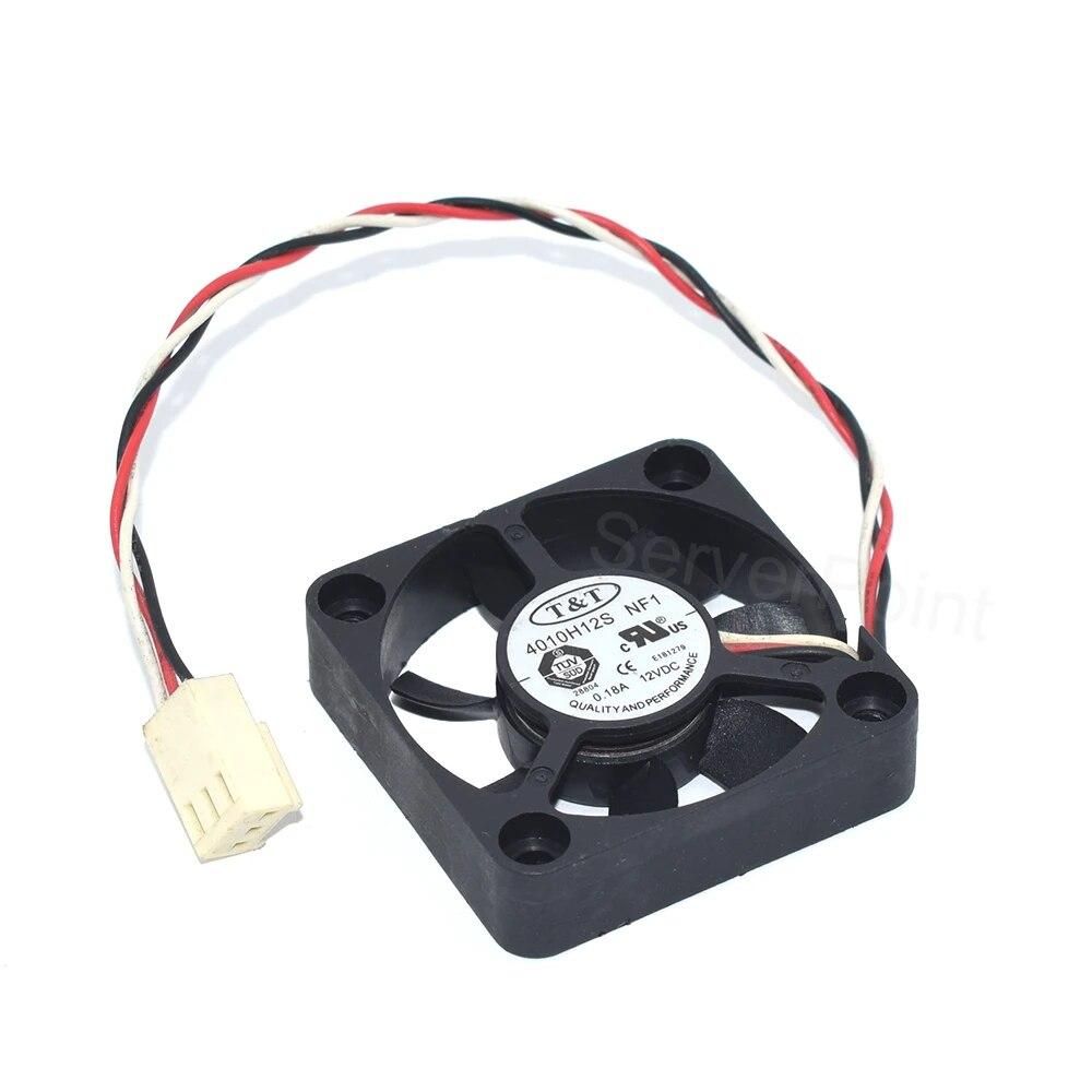 Original For VETTE 4010H12S DC12V 0.18A 3pin 3wire 4010 40X40X10MM Cooling Fan