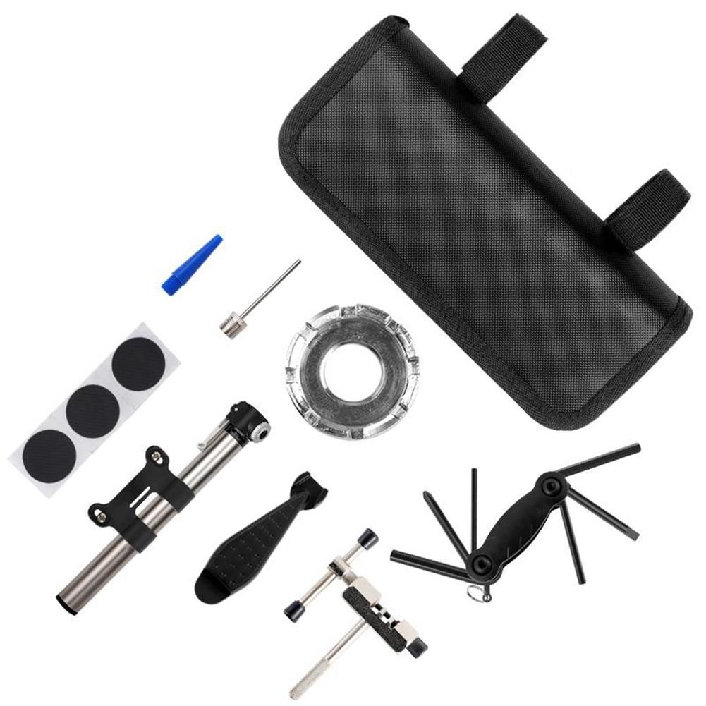 WEST BIKING Bicycle Tool Bag Multi-Function Folding Tire