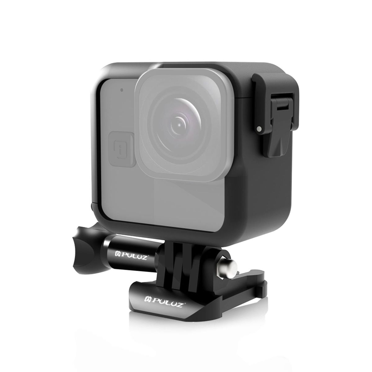 PULUZ Sports Camera Protective Frame Protective Case Housing Shockproof Replacement for GoPro Hero 11 Black Mini Protection Accessories ABS Camera Shell Protector with Base Bracket