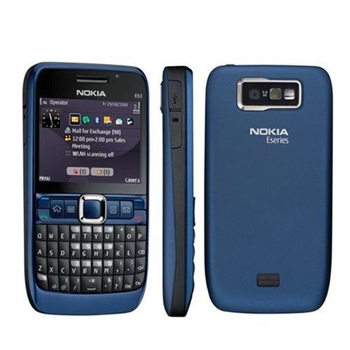 E63 Keypad Bar Basic Cell Mobile Business Phone 3G 2.0MP