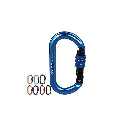 XINDA XD8122N Climbing Super Strength Steel Screw Main Lock Protection Climbing Hiking Carabiner