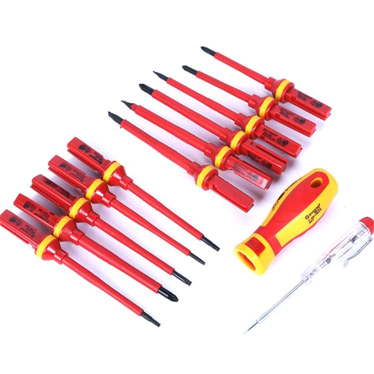 13 In 1 VDE Industrial Telecommunications High Pressure Resistant Screwdriver Set Apple Phone Repair Tool Screwdriver