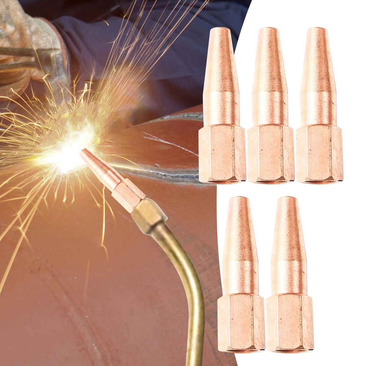Welding Torch Nozzle Pure Copper For Soldering Station