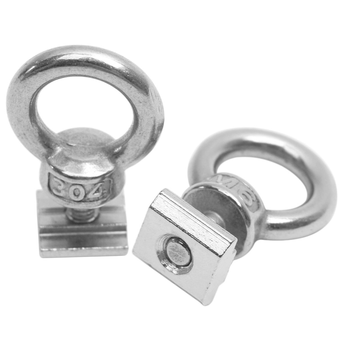 2 Pack Kayak Track Mount Tie Down Eyelet For Bungee Cord