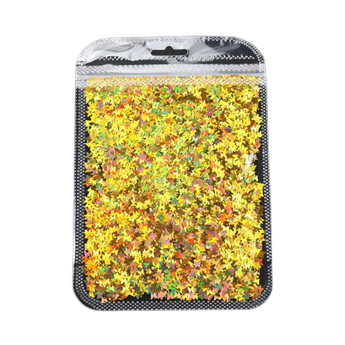Butterfly Holographic Flakes Nail Glitter Sequins-Golden