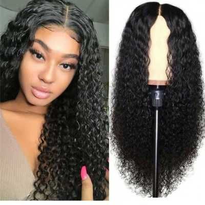 Medium Length Curly Hair Small Curly Wave Women Wig Hair