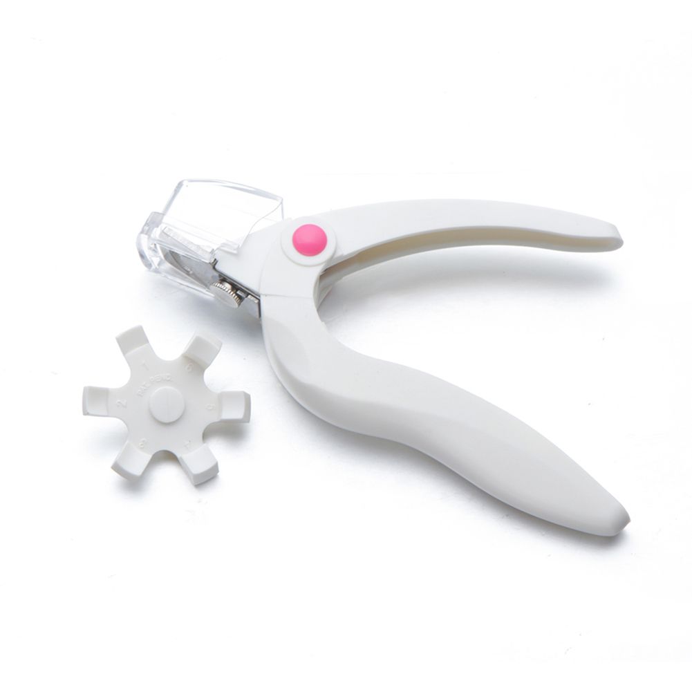 Nail Art Cuticle Clipper Cutter False Nail Tips French-White