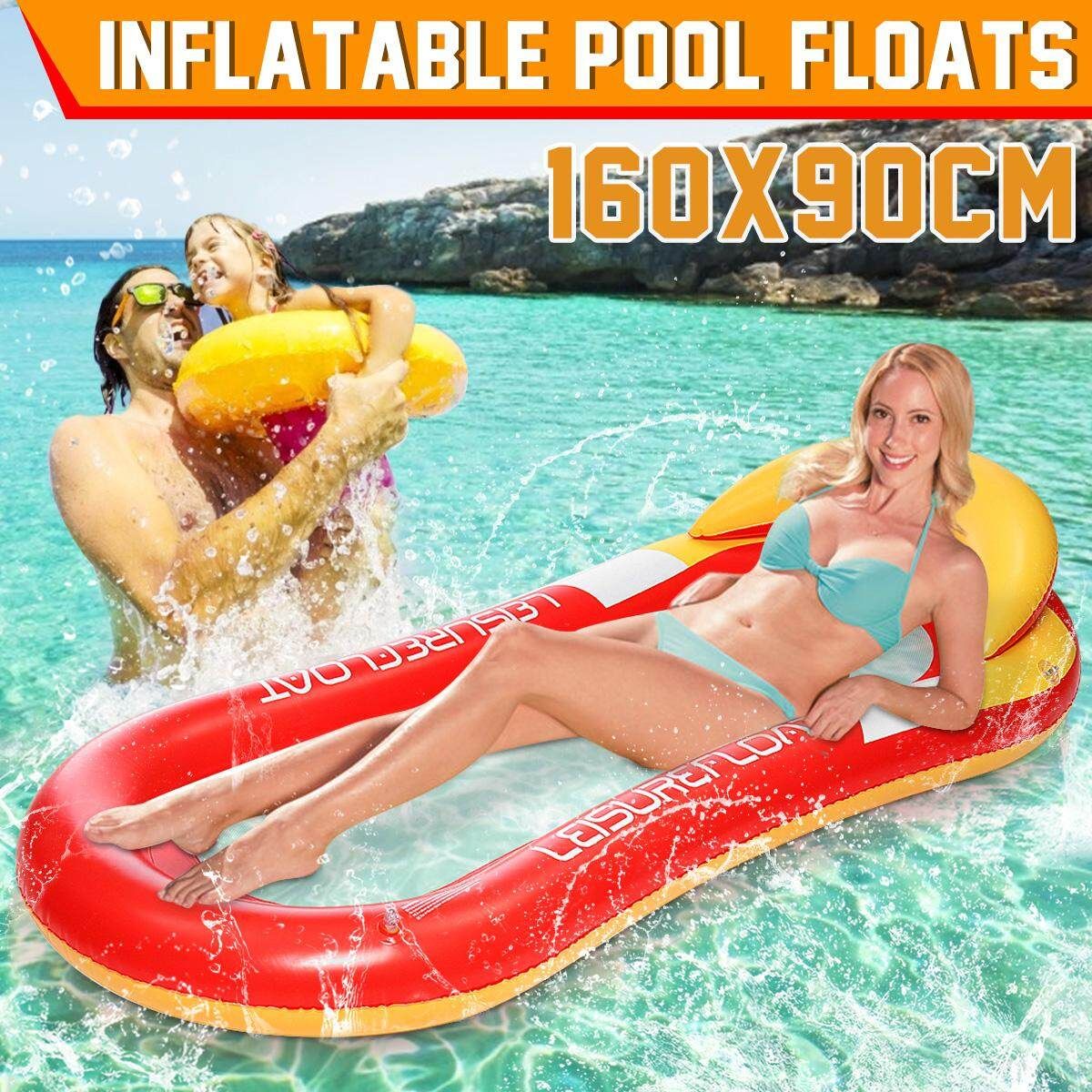 160x90cm Kids Adult Inflatable Swimming Pool Children Swim Watermelon Pool Float Red