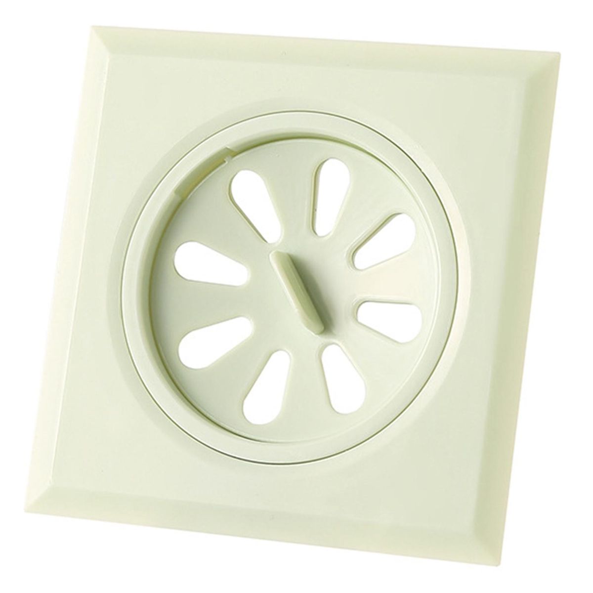 Sewer Floor Drain Cover Freshflow Rotating Floor Drain for Bathroom Light Green