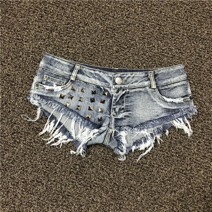 1pcs Low Waist Women Sexy Super Denim Shorts Summer Denim