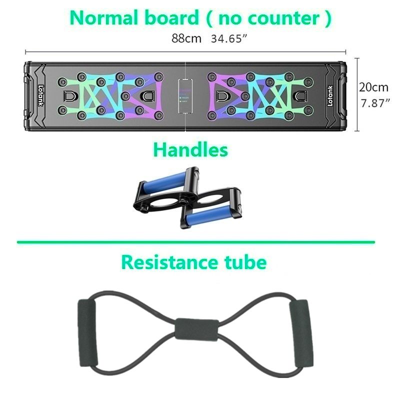 88cm Counting  Board Home Gym Training Pectoralis Arm Muscles Latissimus Dorsi-Normal 8 Rope