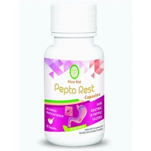 ULCER RIDCAPSULES (For Gastric & Peptic Ulcers) 60 Caps