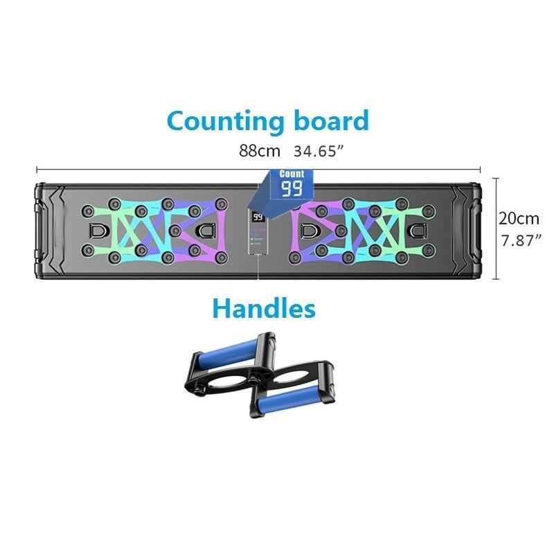 Counting Folding  Board Multifunctional Exercise Table Abdominal Muscle Enhancement-Gold