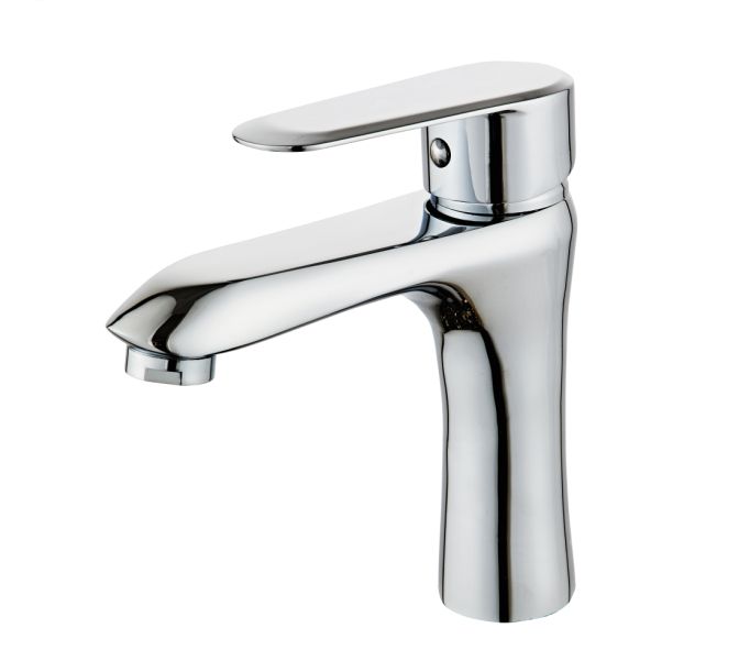 Single Hole Bathroom Faucet, Brushed Nickel Body Brass Bathroom Sink Faucet, Commercial Bathroom Faucets DKZ2001GP