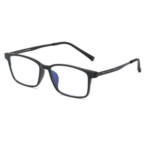 Men's Business Casual Anti-Blue Light Reading Glasses Flat Glasses Frame Can B