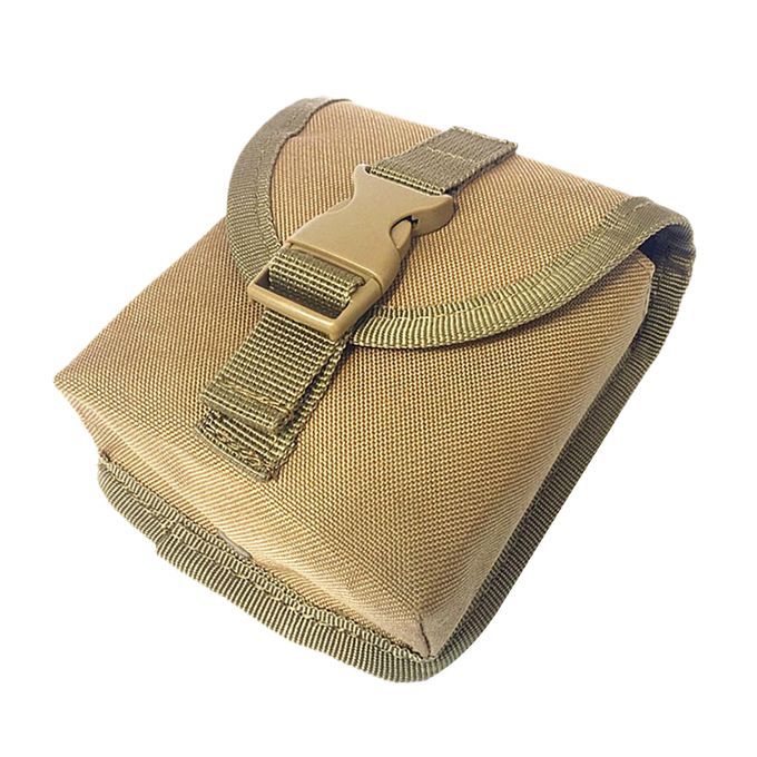 Scuba Dive Weight Belt Pocket Pouch With Quick Release Buckle 14 X Tan