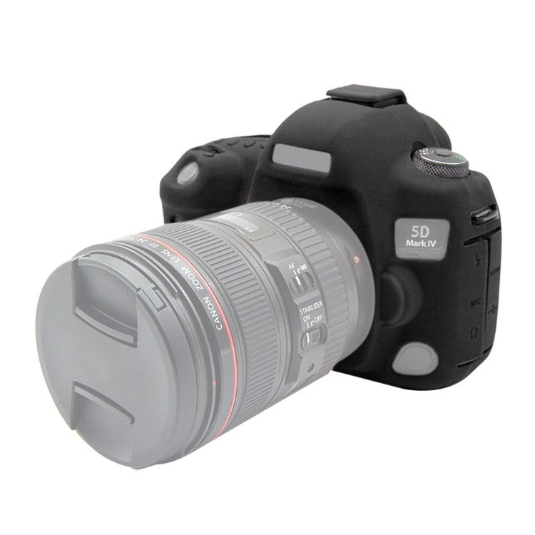 PULUZ Soft Silicone Protective Case For Canon EOS 5D Mark IV(Black)