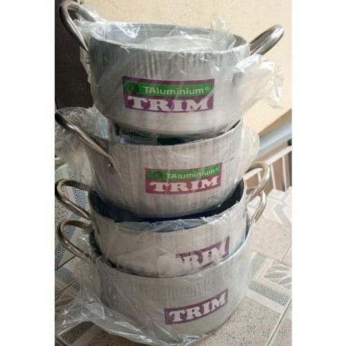 TAluminium (Tower)  Pot Set (Set Of 4)