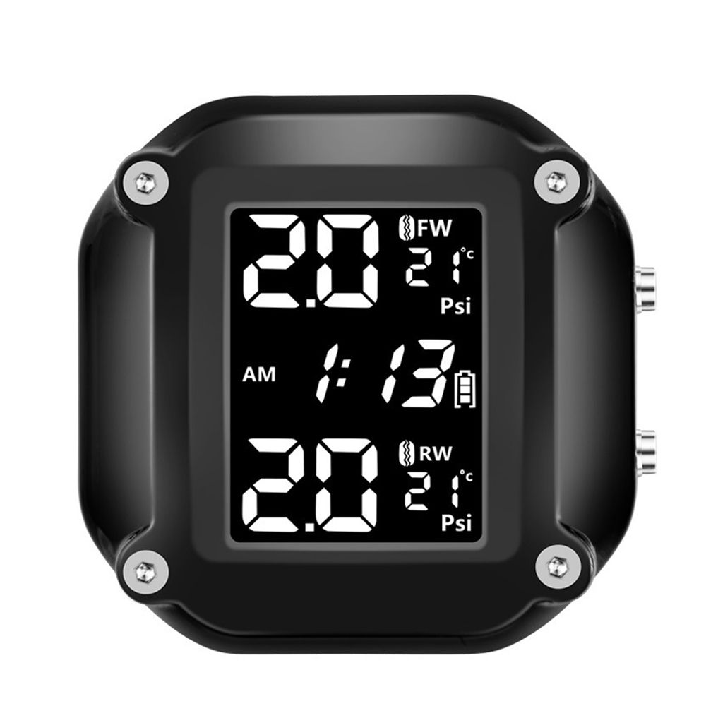 Motorcycle Tire Pressure Monitor TPMS Detector Portable Tire