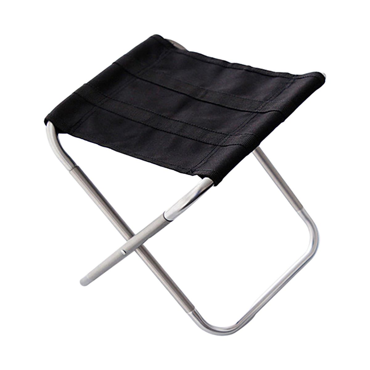 Camping Stool Backpacking Picnic Portable Chair Silver